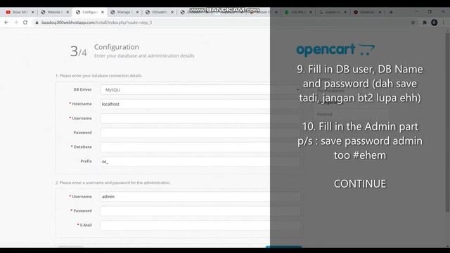 How to install CMS Opencart in 000webhost (free hosting) – смотреть ...