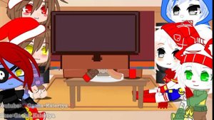 Реакция персонажей из undertale на новогодние видео про них # 3 #gachaclub #gachalife #undertale