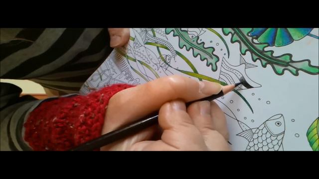 Lost Ocean Double Page Color Along For Beginners Part 2 смотреть онлайн