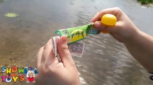 Ловим Киндер Сюрпризы на удочку! // Kinder Surprise Eggs Catch The Bait