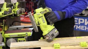 Бесщеточный аккумуляторный лобзик Ryobi R18JS7-0 One+.Отличие от версии Риоби R18JS-0 ONE+