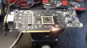 ремонт видеокарты Ati radeon r9 270 устраняем артефакты