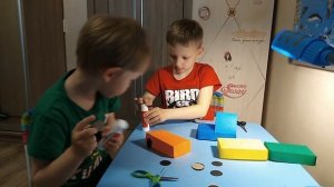 Паровоз из цветной бумаги! Аппликация своими руками! Поделки из цветного картона! от Dantem!