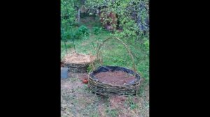 Как плести корзину-грядку.  Пошаговая инструкция