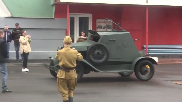 Ко дню военного автомобилиста, на выставке «Моторы войны» продемонстрировали бронеавтомобили