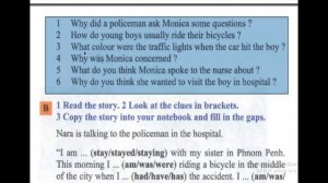 Chapter 2: Traffic , Unit 2: A Traffic Accident, English for Cambodia Book  (EFC B4), Sabay Rean