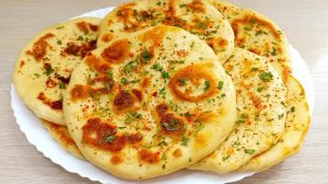 Возьмите ВОДУ, МУКУ и Вкусные Турецкие Лепешки готовы! на Сковороде! Базлама!