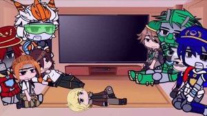 Rescue bots and the burns family react to Starscream as blades dad // Transformers Gacha Club