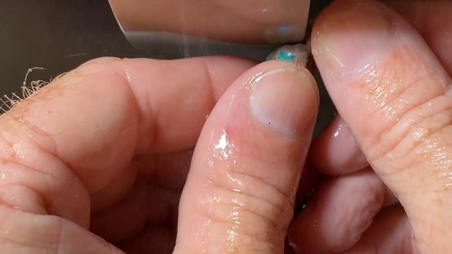 Uncut gem opal cluster in sandstone. Let's see what’s inside! смотреть онлайн