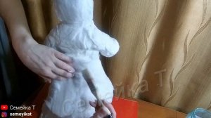 Новогодняя поделка: СНЕГУРОЧКА под ёлку СВОИМИ РУКАМИ!/Поделки на Новый год | Diy Christmas decor