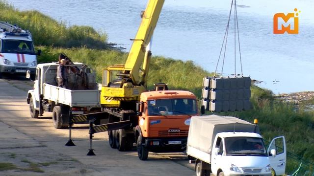 Понтонный мост в центре Кемерова демонтируют смотреть онлайн