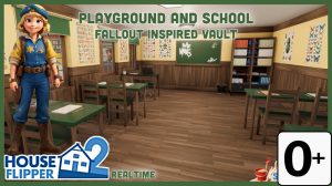Хаус Флиппер 2 - Английский - House Flipper 2 - Fallout Inspired 04 Playground School - Realtime
