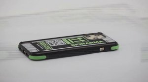 Чехол накладка iPhone 12 Pro Max Skinarma Kozutsumi Neon Green 595061