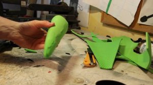 Making a horn using eva foam