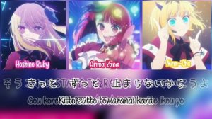 【Oshi no Ko】- STAR☆T☆RAIN 「New B-Komachi Arrange ver」Color code Lyrics