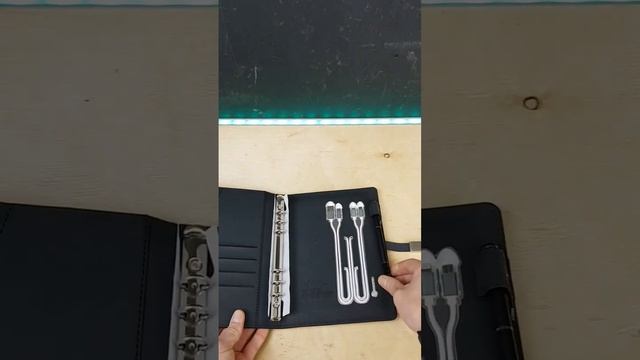 ? Notebook -Power Bank ⚡Блокнот со встроенным Power Bank, беспроводной зарядкой и флешкой от SPL ? смотреть онлайн