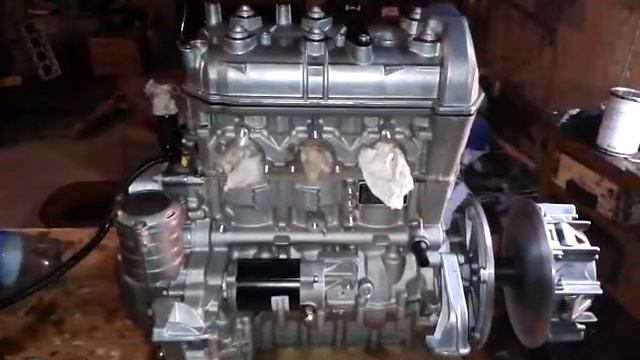 Ski doo Rotax ACE 900 ремонт часть 4. смотреть онлайн