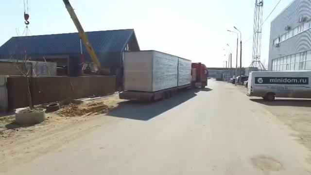Отгружаем модульный дом на юг