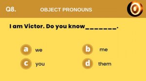 Object Pronouns QUIZ | English Grammar Quiz | Subject vs Object Pronouns