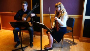 Scarborough Fair, violin and guitar