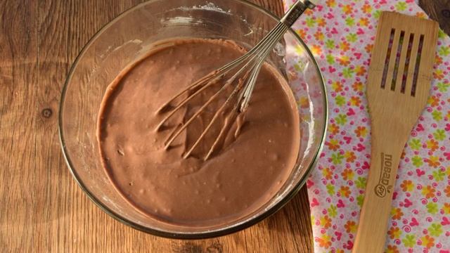 Вкусные шоколадные блины