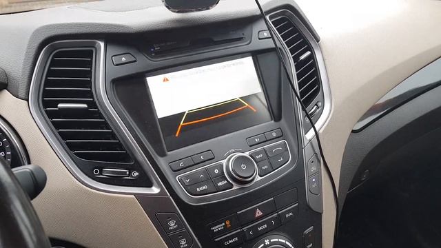 Hyundai Santafe backup camera issue смотреть онлайн