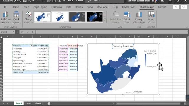 Creating maps based on pivot table смотреть онлайн