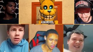 FNAF SONG - Into The Pit Song Remix/Cover | FNAF LYRIC VIDEO [REACTION MASH-UP]#1210