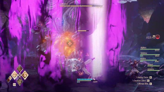Tales of Arise Great Astral Spirite/Subsumer/Vhalran vs 64 party. No deaths, Hard mode,1 walkthroug смотреть онлайн