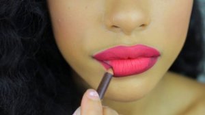 HOW TO : QUICK, EASY & AFFORDABLE RED OMBRE LIPS