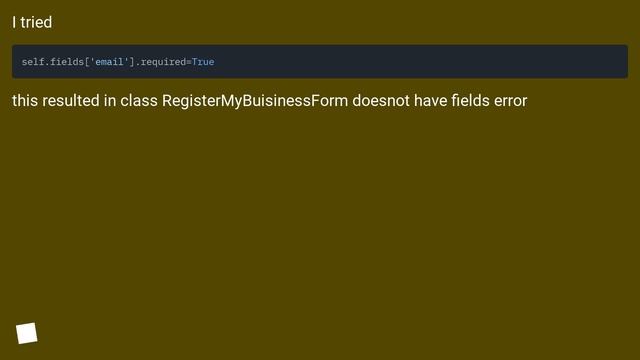 Django Crispy form set model field as required