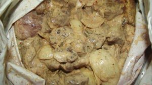 Шашлык из свиной шеи в горчичном маринаде