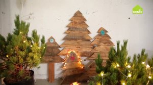 Брутальные ёлки из необработанных досок. Как сделать стильные ёлки из досок для дома