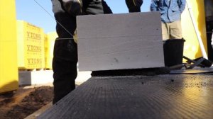 Белый Дом. Грамотная укладка ГАЗОБЛОКА.