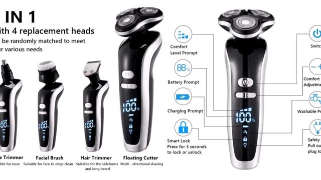 8 Электробритва с Алиэкспресс для дома Электрическая бритва с Aliexpress Подарки для мужчин 2023 То смотреть онлайн