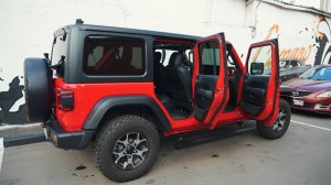 Выдвижные подножки на JEEP WRANGLER