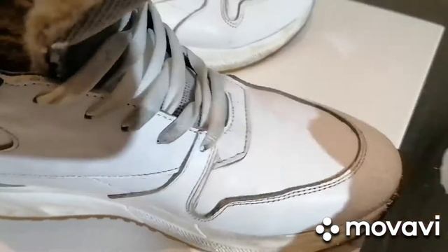 Как обновить белые кроссовки Проще - простого))))) смотреть онлайн