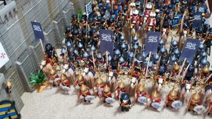 PLAYMOBIL MEDIEVAL DIORAMA - THE BATTLE OF ACRE - TEMPLARS AND MAMLUKS