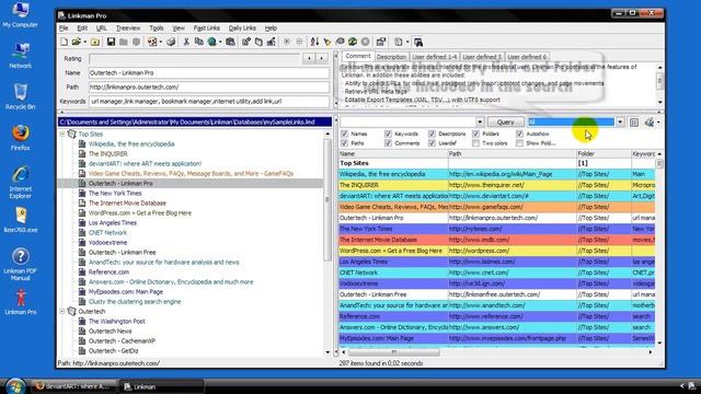Linkman 7.70 first steps (outdated).