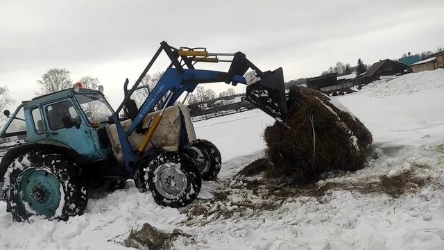 Трактор мечты. Решил немного потрудиться а то чего он стоит? мтз-82