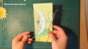 Шоколадница с открыткой / Скрапбукинг мастер-класс