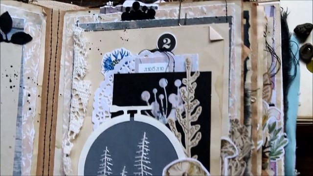 Обзор альбома серии "Лес" Скрапбукинг. смотреть онлайн