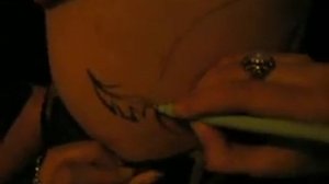 Боди-арт в полевых условиях :)