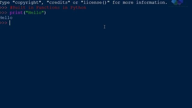 Built in Functions in Python - Part 1 - Print and Type Function (Hindi or Urdu)