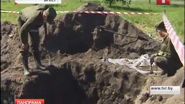 Панорама: раскопки на территории Брестской крепости смотреть онлайн