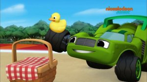 Blaze et les Monster Machines | La course de 100 kilomètres | NICKELODEON JUNIOR