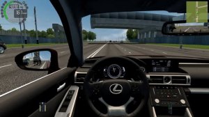 Lexus IS350 F-Sport 2014 - City Car Driving | Steering Wheel Gameplay