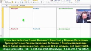 Урок 01, Учимся Печатать на Английском не Глядя на Клавиатуру. 1000 популярных английских слов, 500