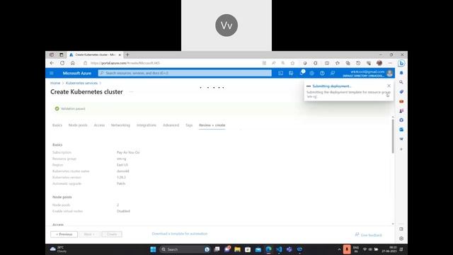 How to create Azure Kubernetes Service смотреть онлайн