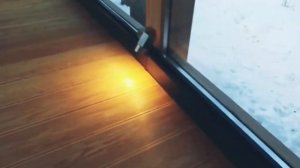 Теплый плинтус Mr.Tektum "разогрел" уличный мостик!